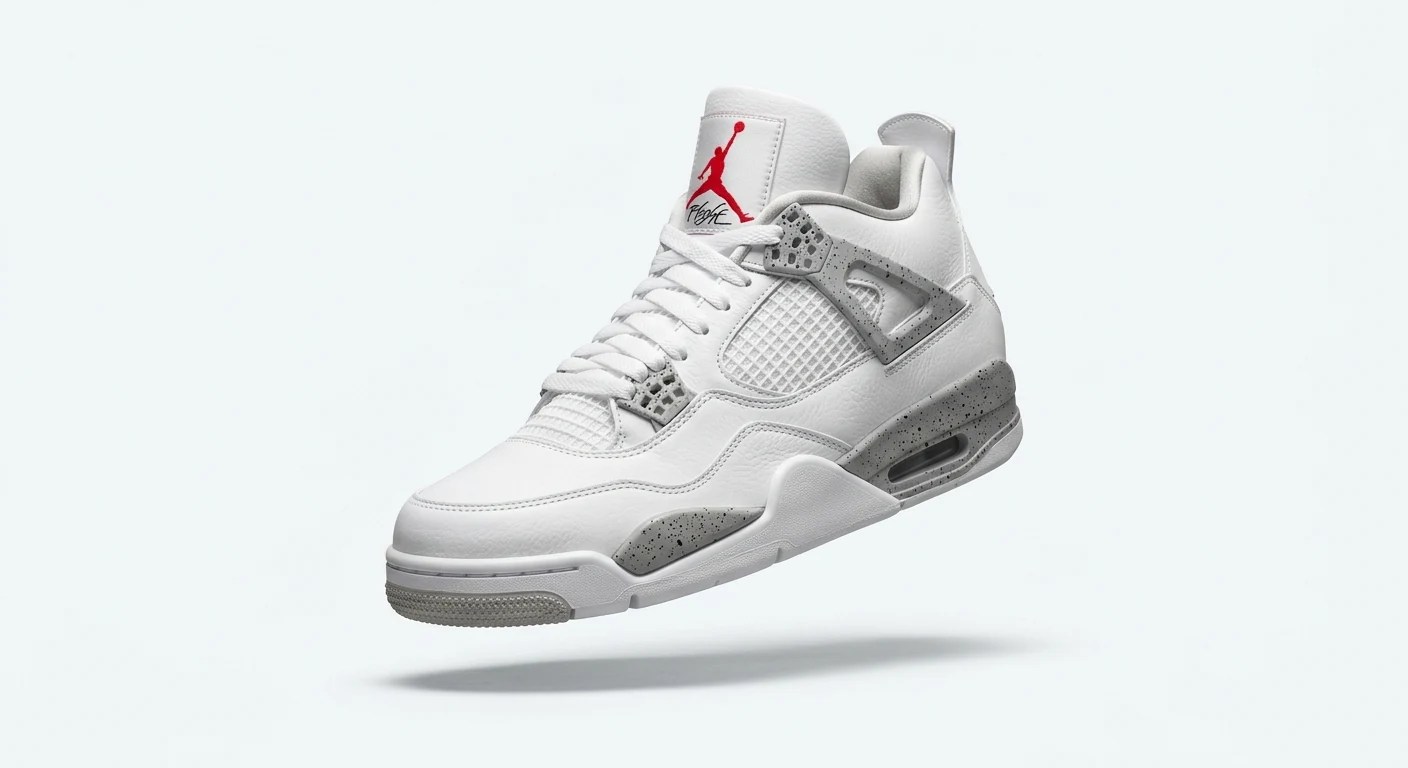 Jord'Air 4 Retro White Cement Moucheté