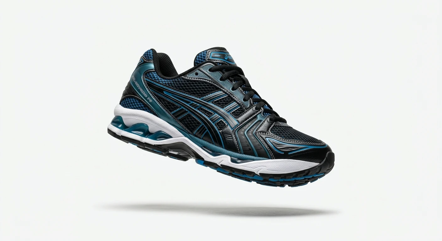 A-Sics GEL-Kayano 14 Noir Minéral & Bleu Lagon
