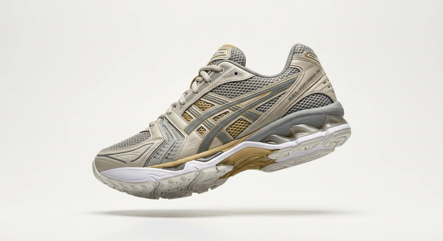 A-Sics Gel-Kayano 14 Oyster Grey Gold