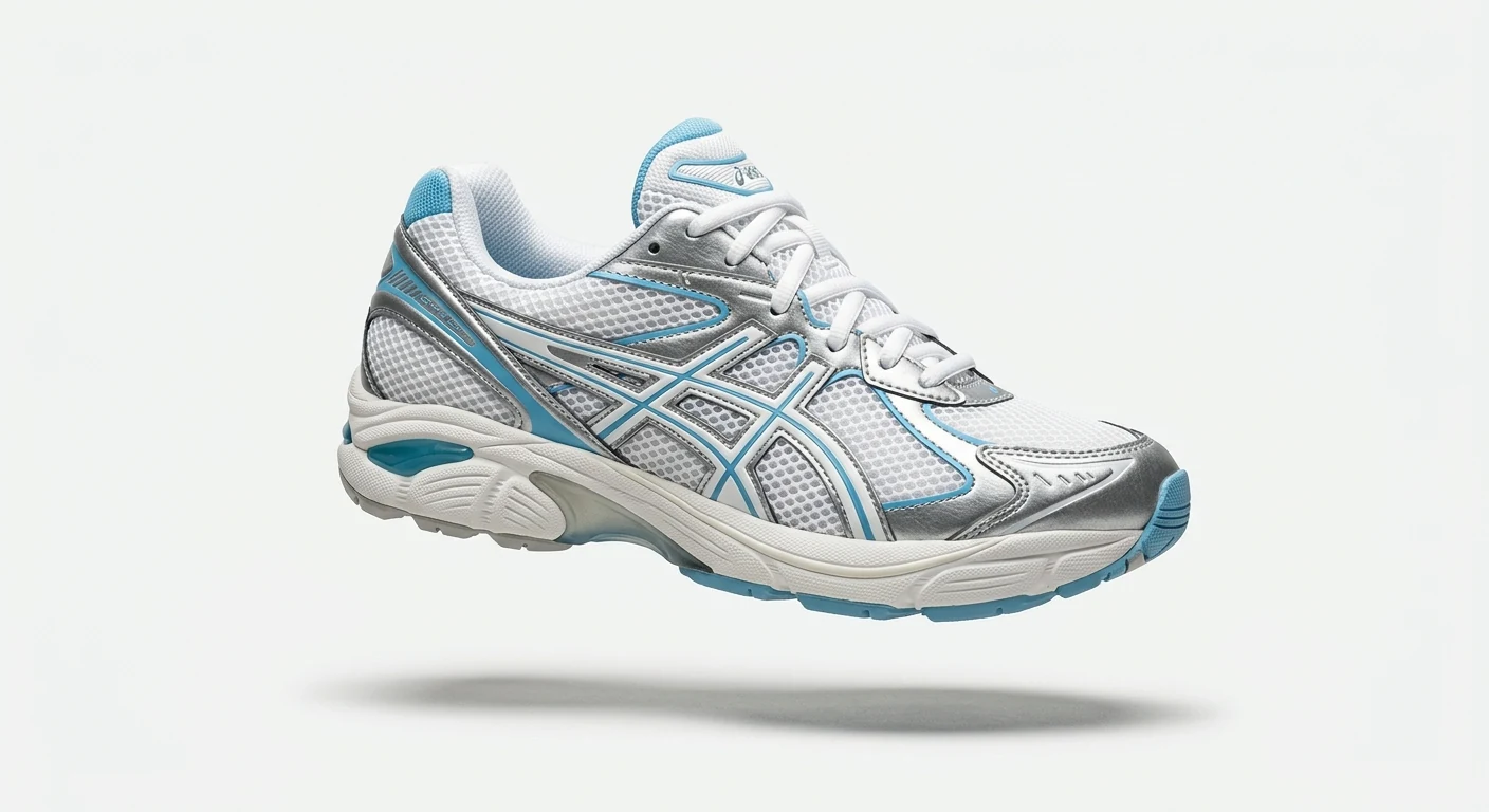 A-Sics GT-2160 Pure White & Bleu Glacier