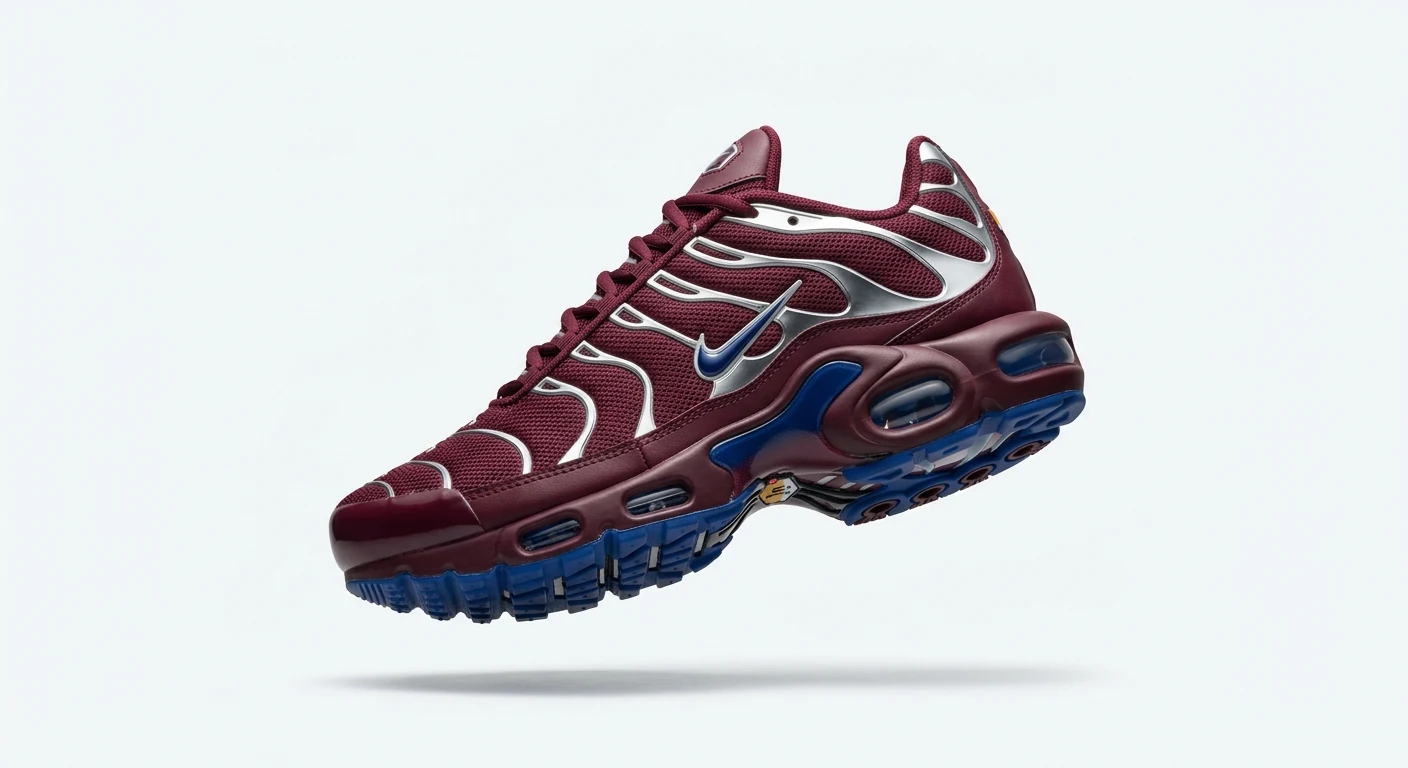 Nik'Air Air Max Plus TN Bordeaux Royal & Chrome